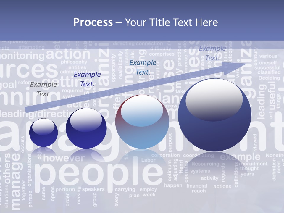 Organizing Background Directing PowerPoint Template