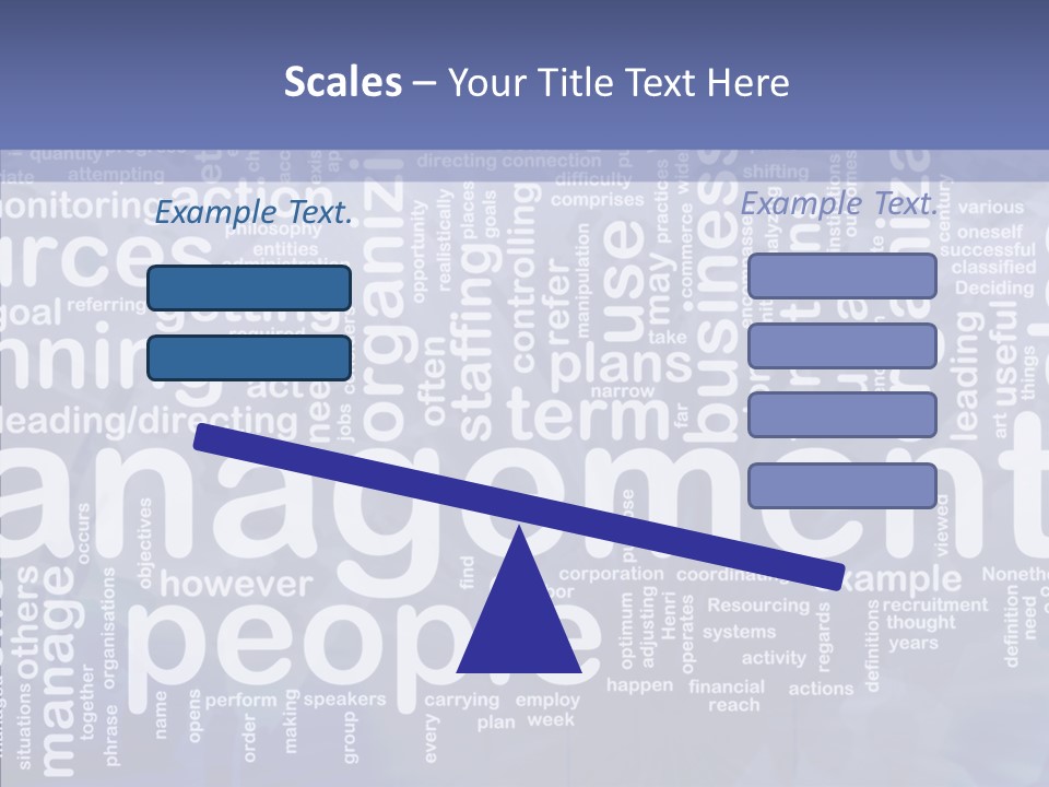 Organizing Background Directing PowerPoint Template