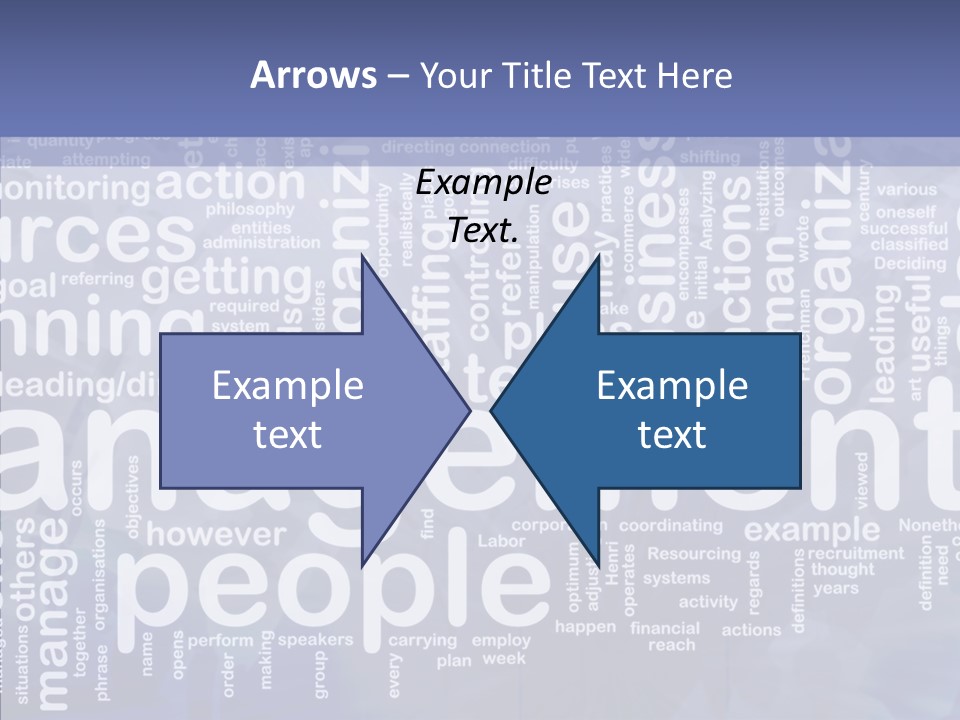 Organizing Background Directing PowerPoint Template
