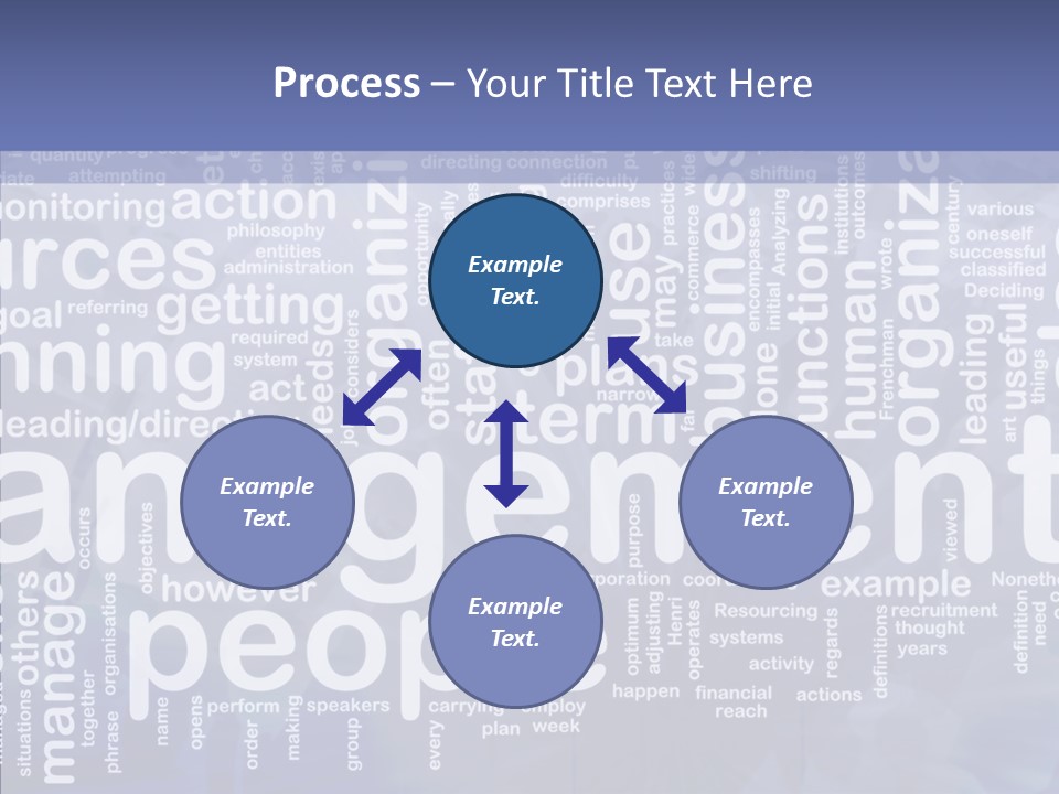 Organizing Background Directing PowerPoint Template