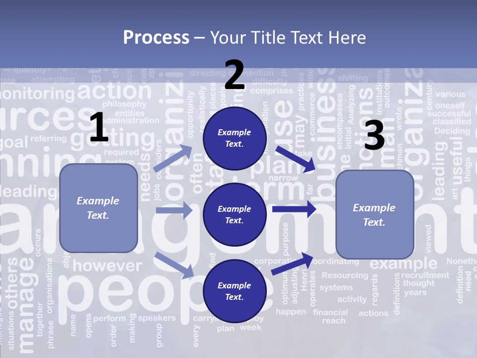 Organizing Background Directing PowerPoint Template