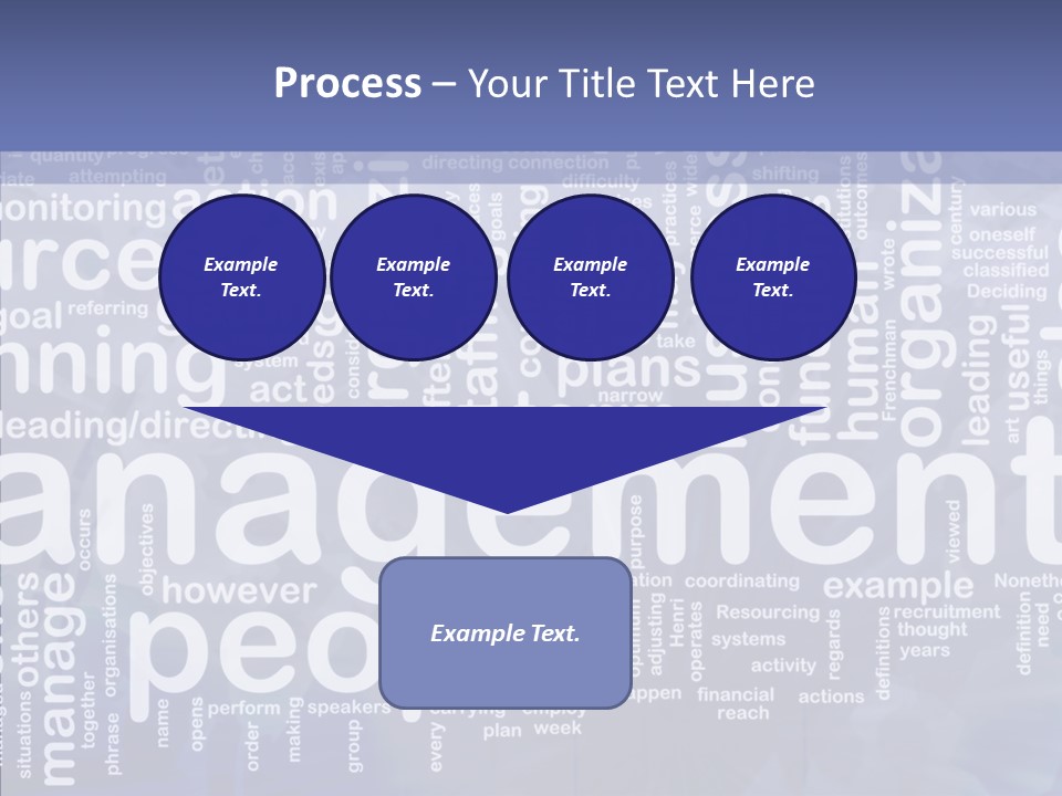 Organizing Background Directing PowerPoint Template
