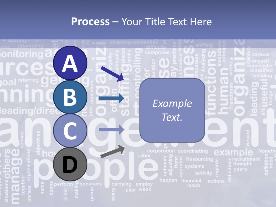 Organizing Background Directing PowerPoint Template
