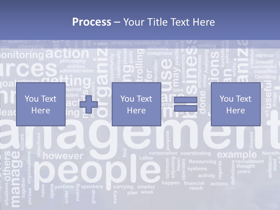 Organizing Background Directing PowerPoint Template