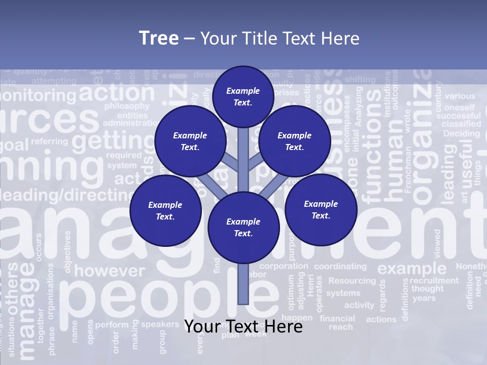 Organizing Background Directing PowerPoint Template