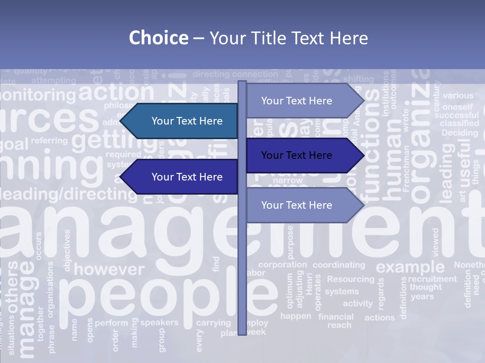 Organizing Background Directing PowerPoint Template