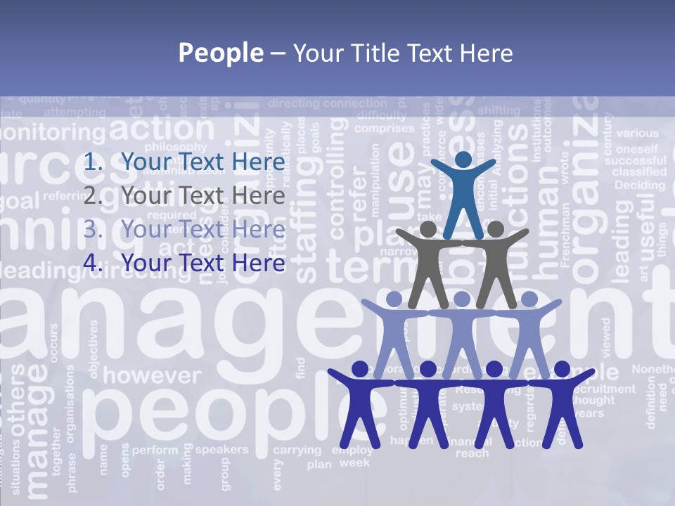 Organizing Background Directing PowerPoint Template