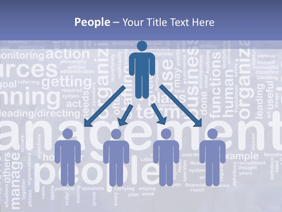 Organizing Background Directing PowerPoint Template