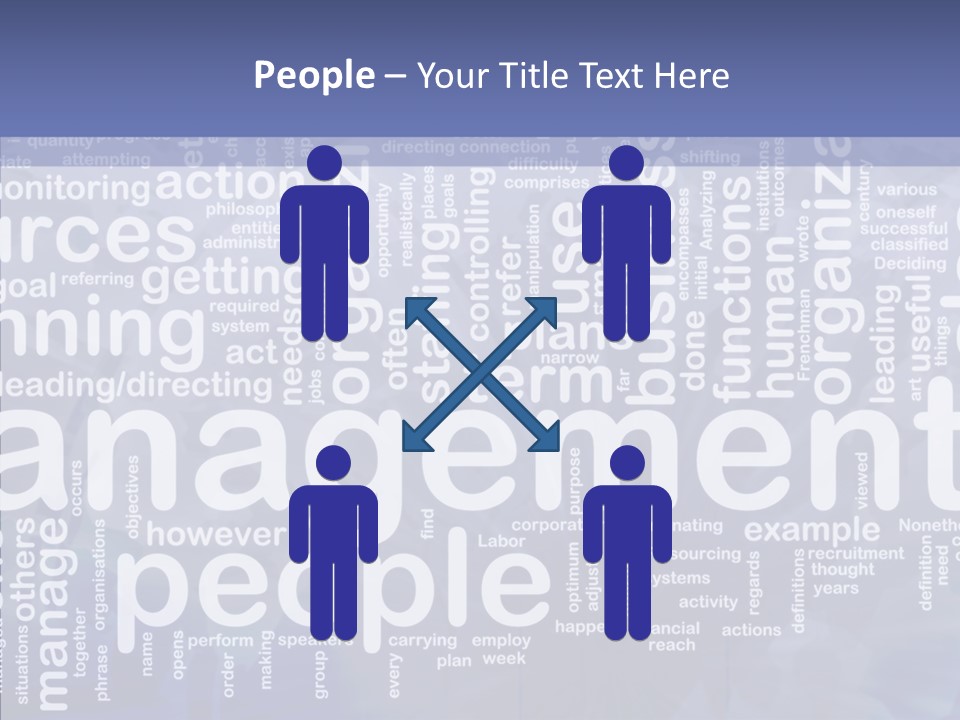 Organizing Background Directing PowerPoint Template