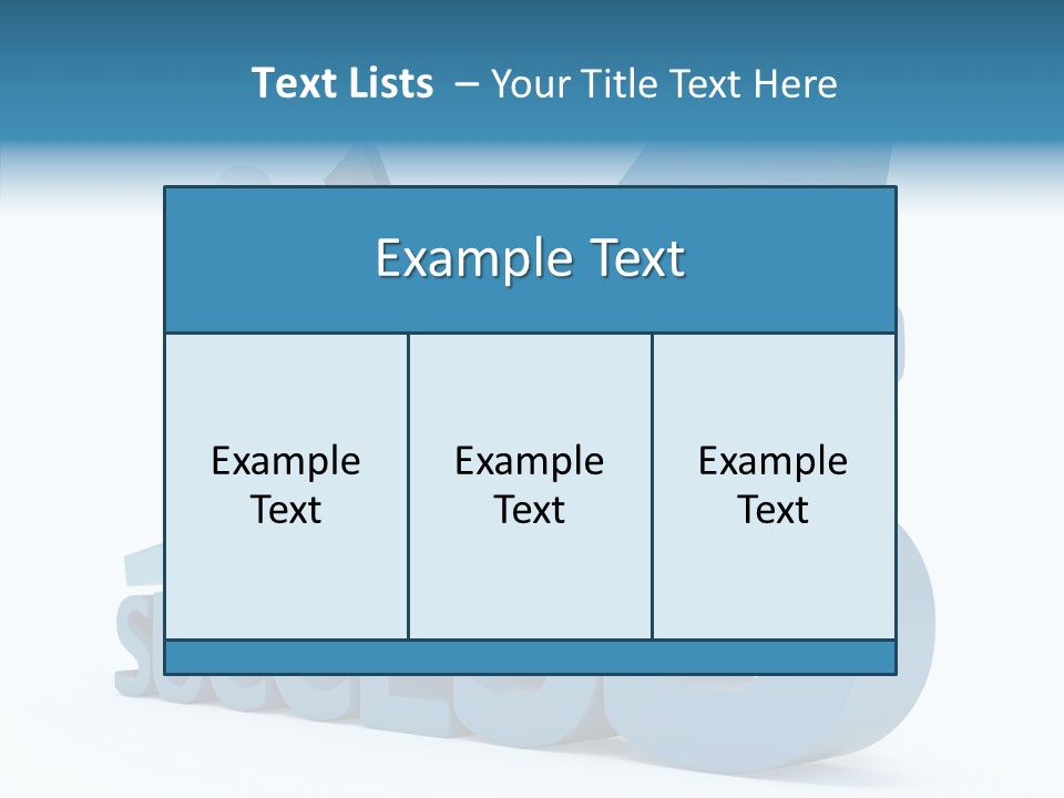 Blue Clipart Run PowerPoint Template