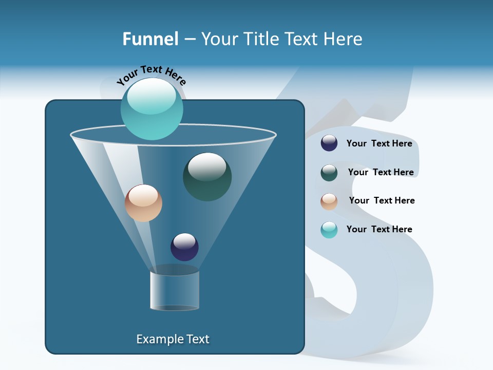 Blue Clipart Run PowerPoint Template