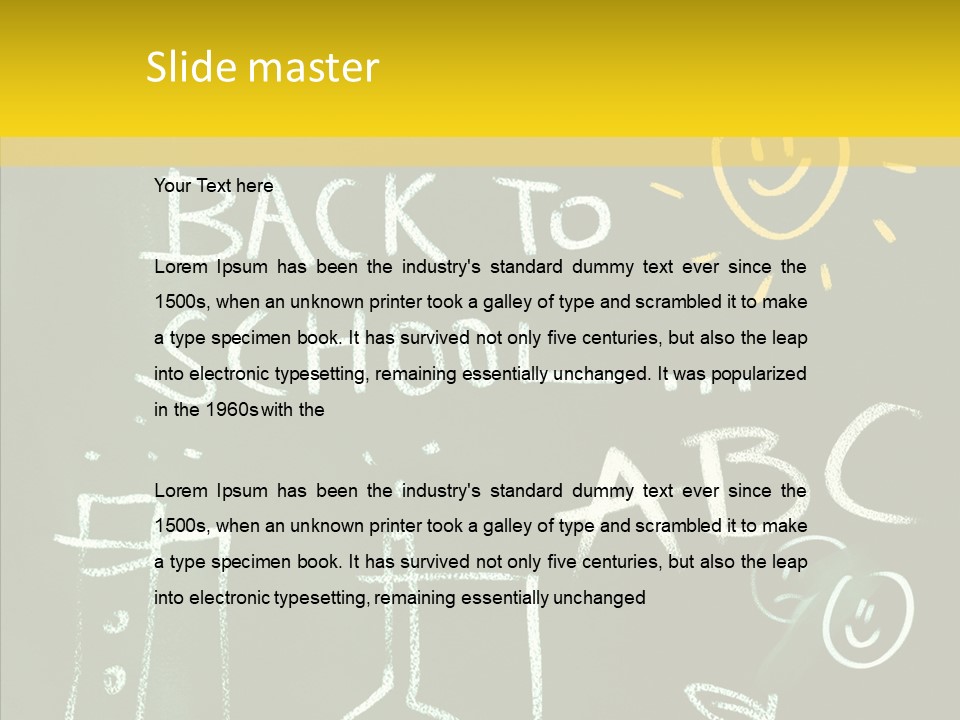 Blank Study Education PowerPoint Template