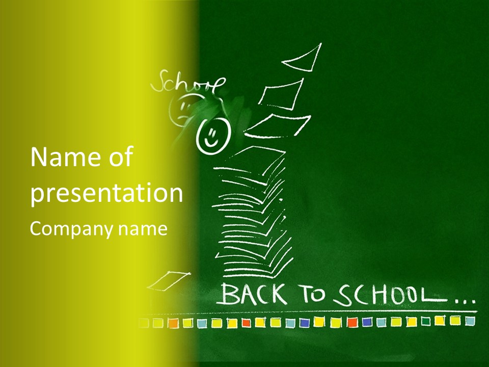 Doodle Student Write PowerPoint Template