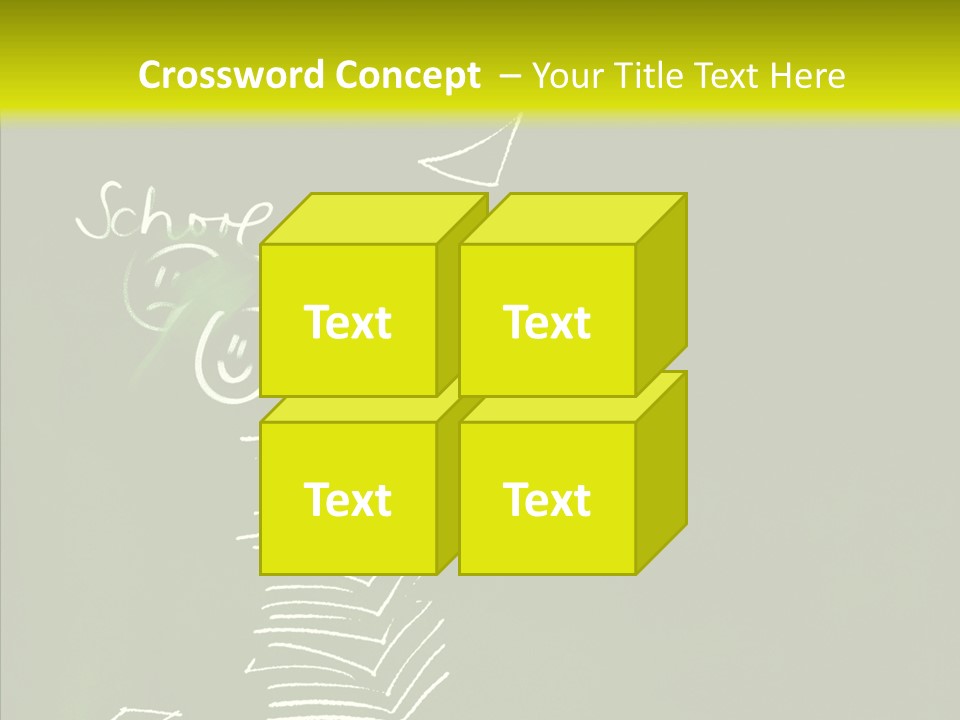 Doodle Student Write PowerPoint Template