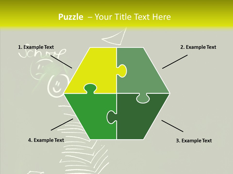 Doodle Student Write PowerPoint Template