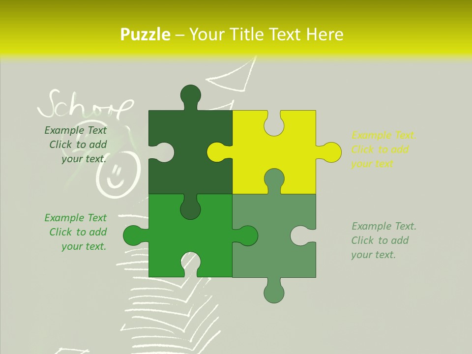 Doodle Student Write PowerPoint Template