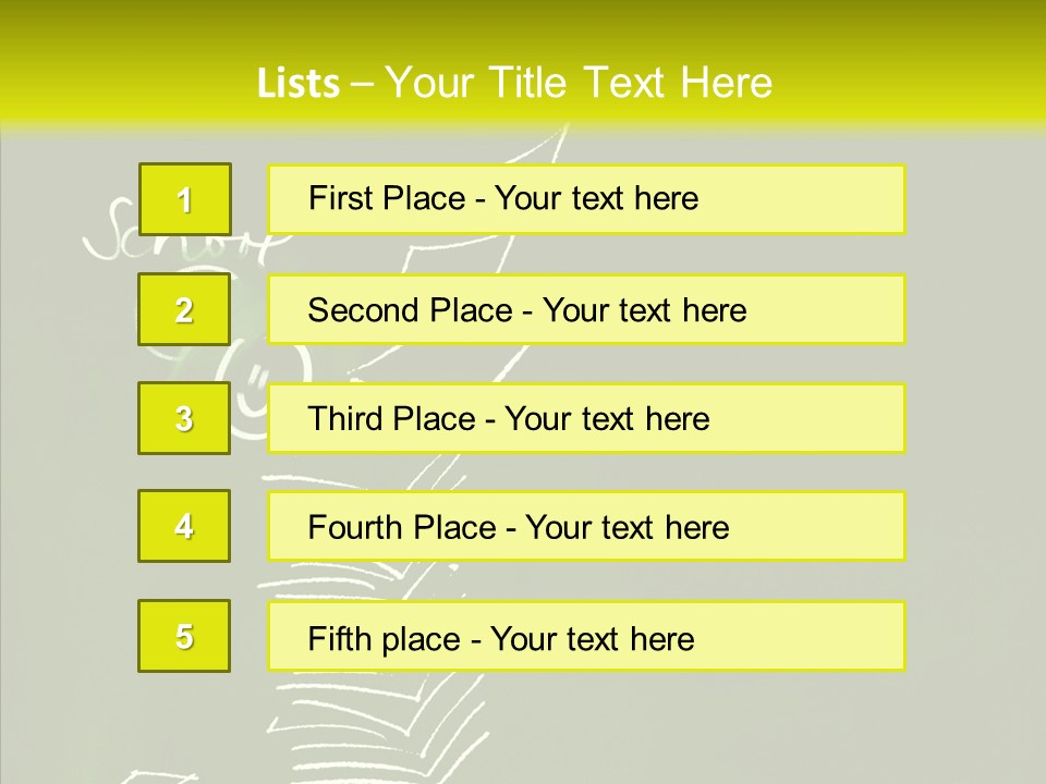 Doodle Student Write PowerPoint Template