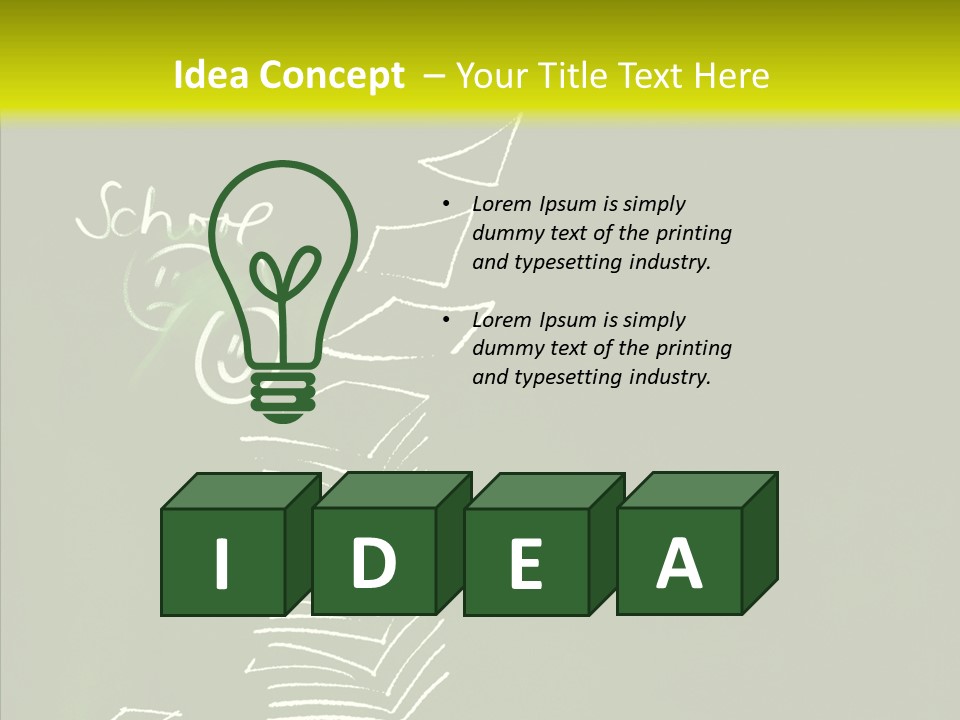 Doodle Student Write PowerPoint Template