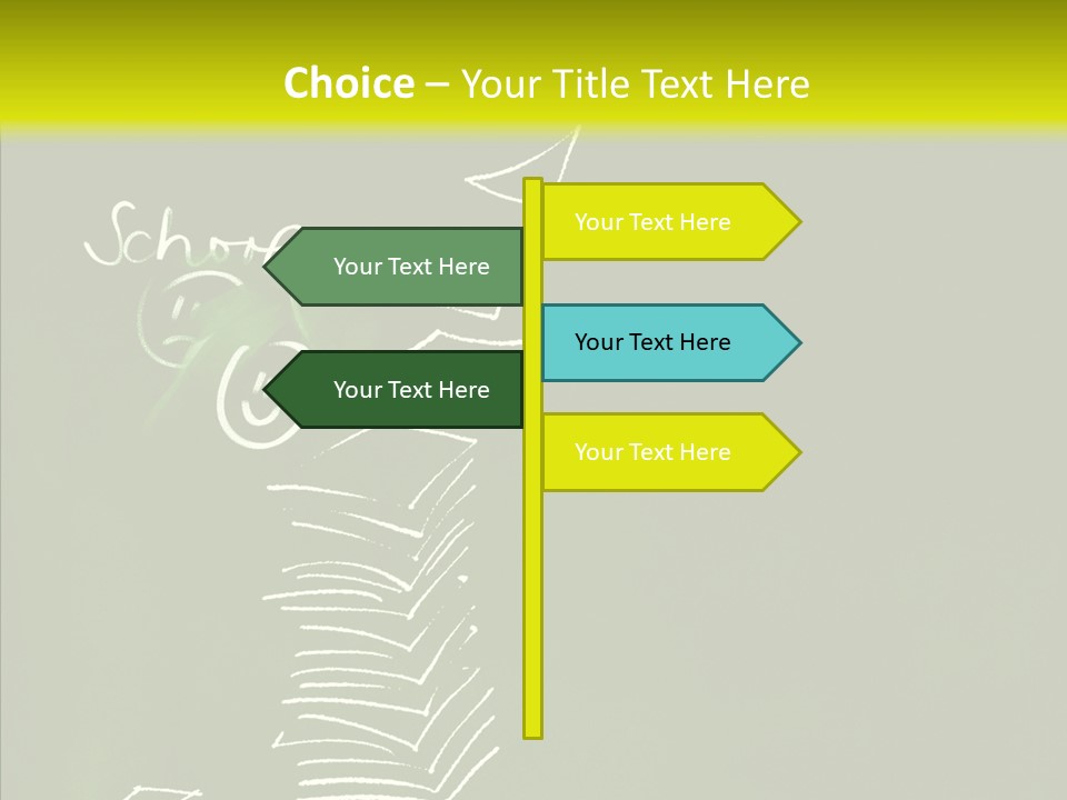 Doodle Student Write PowerPoint Template