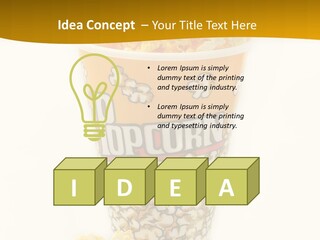 Show Box Butter PowerPoint Template