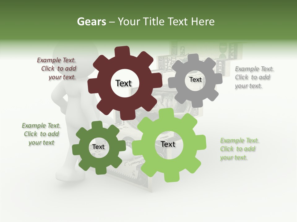 Chart Human Bill PowerPoint Template