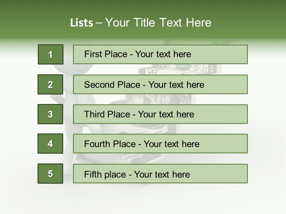 Chart Human Bill PowerPoint Template