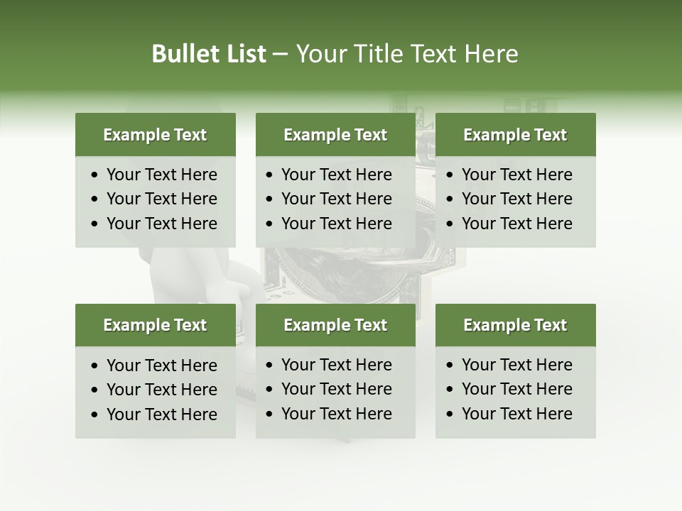 Chart Human Bill PowerPoint Template