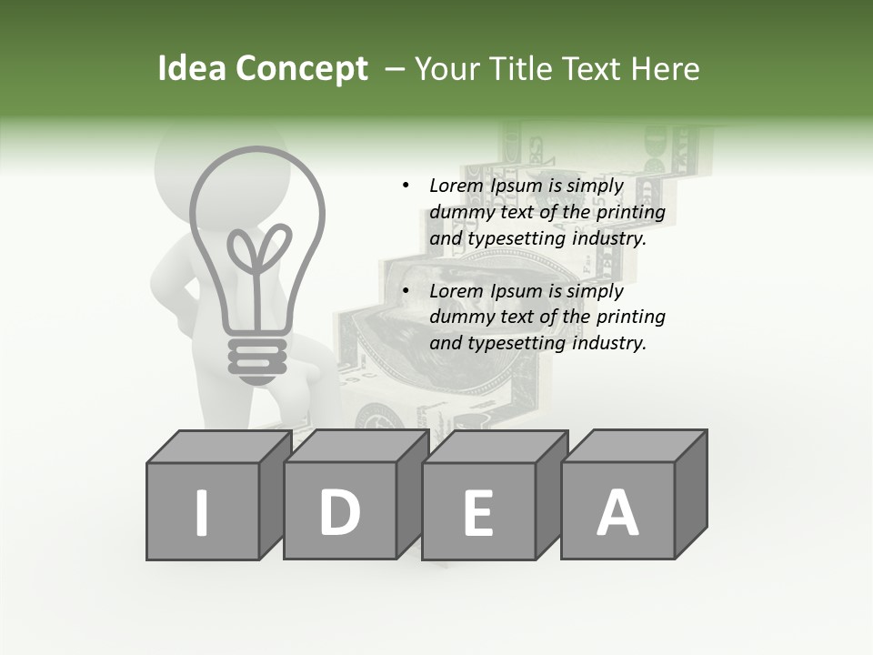 Chart Human Bill PowerPoint Template
