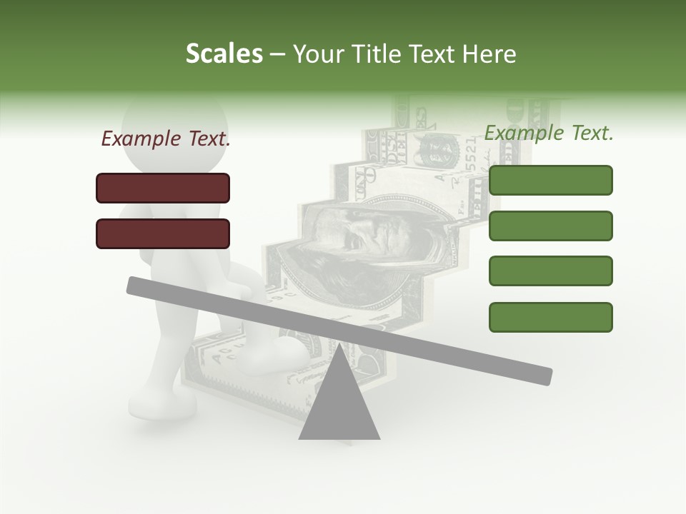 Chart Human Bill PowerPoint Template