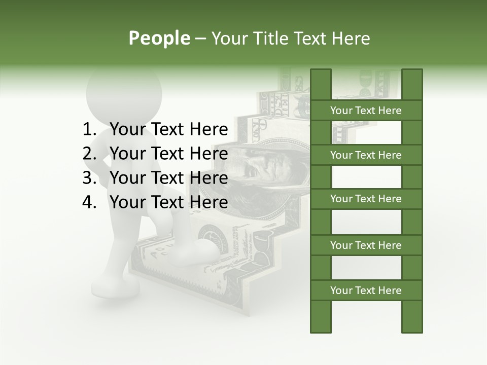 Chart Human Bill PowerPoint Template
