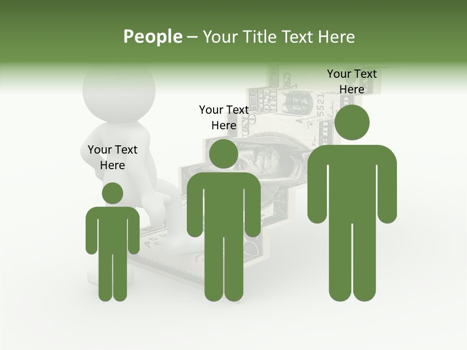 Chart Human Bill PowerPoint Template