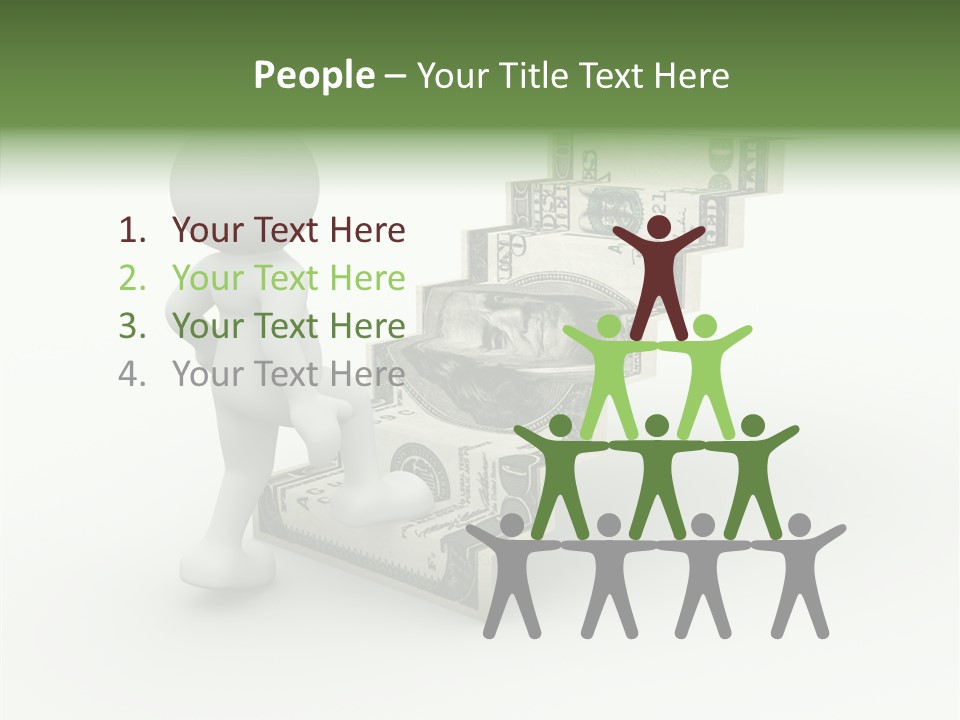 Chart Human Bill PowerPoint Template