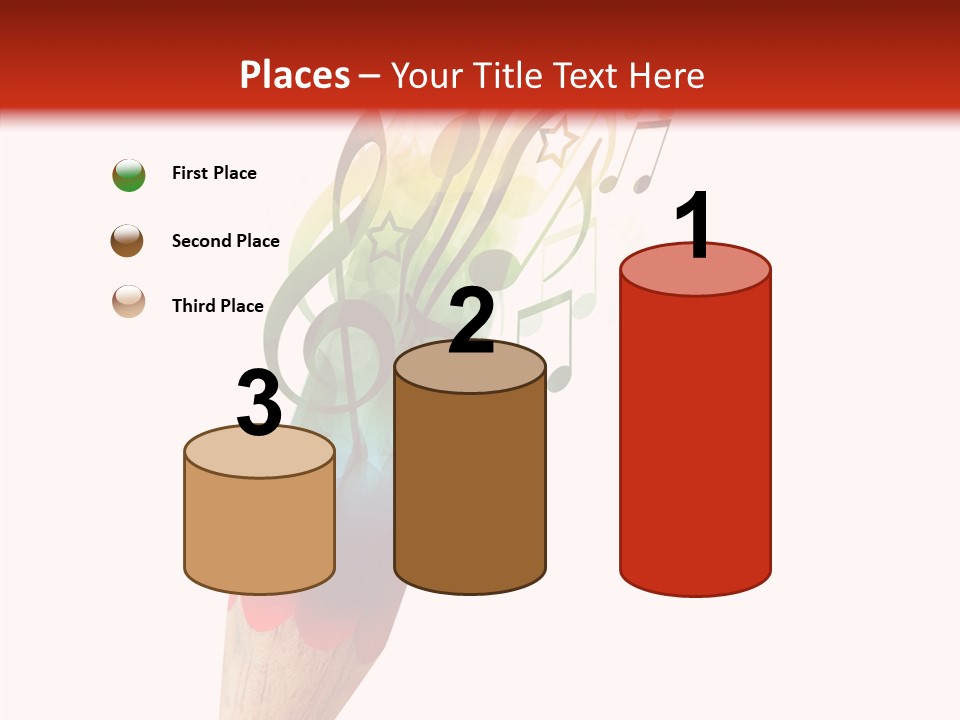 Music Sheet Swirl PowerPoint Template