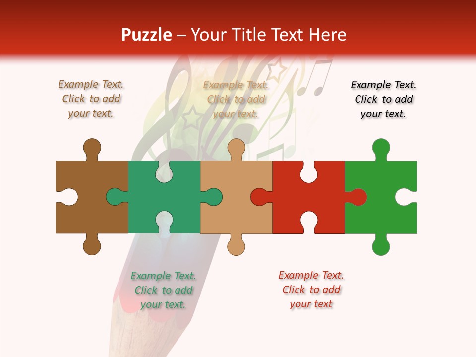 Music Sheet Swirl PowerPoint Template