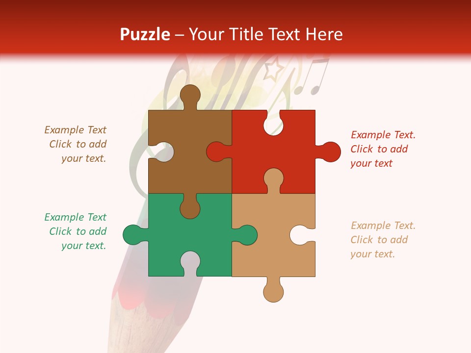 Music Sheet Swirl PowerPoint Template