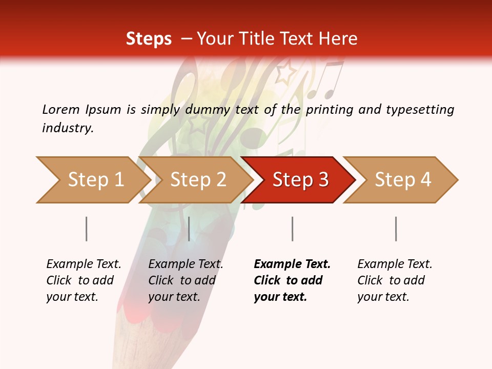 Music Sheet Swirl PowerPoint Template