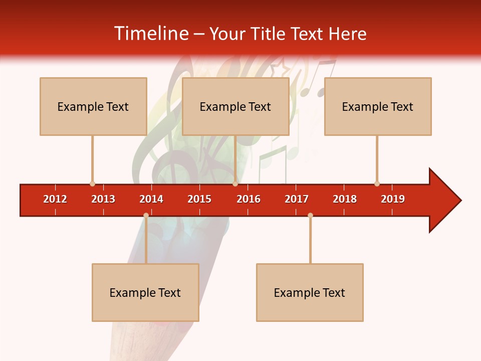 Music Sheet Swirl PowerPoint Template