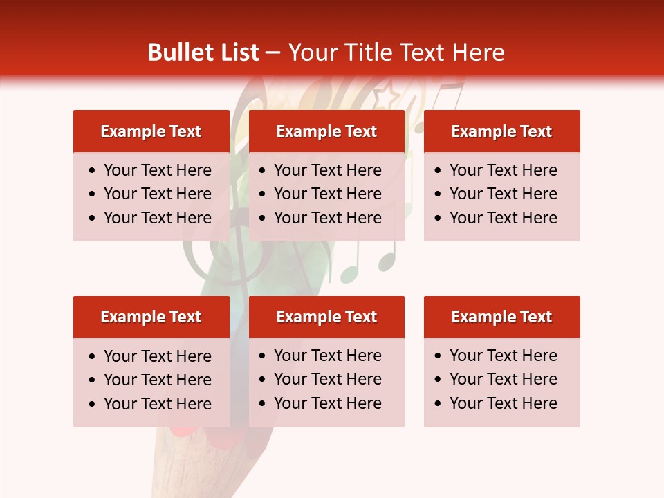 Music Sheet Swirl PowerPoint Template