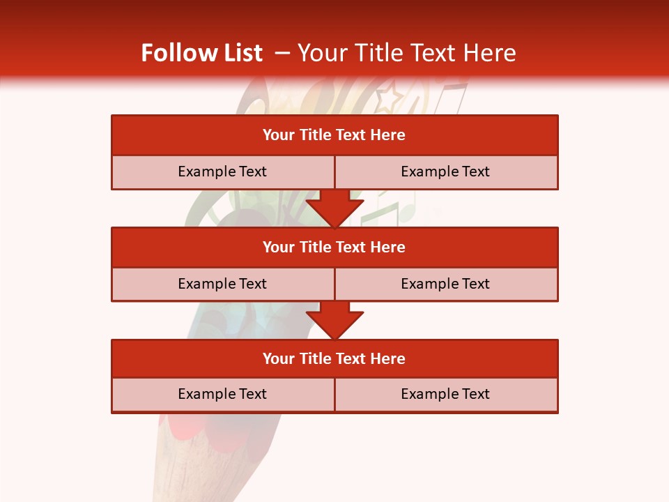 Music Sheet Swirl PowerPoint Template