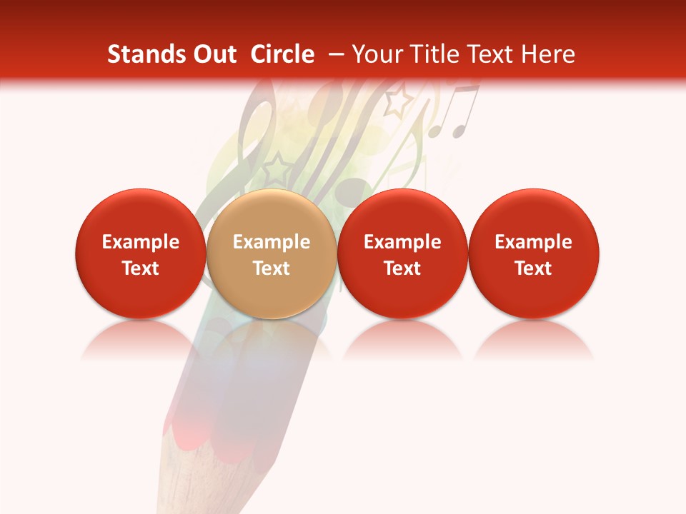 Music Sheet Swirl PowerPoint Template