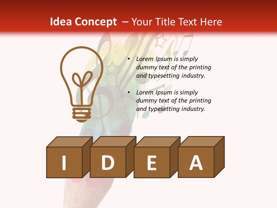 Music Sheet Swirl PowerPoint Template