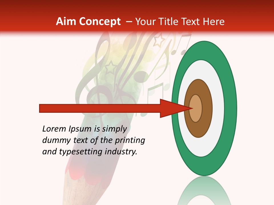 Music Sheet Swirl PowerPoint Template