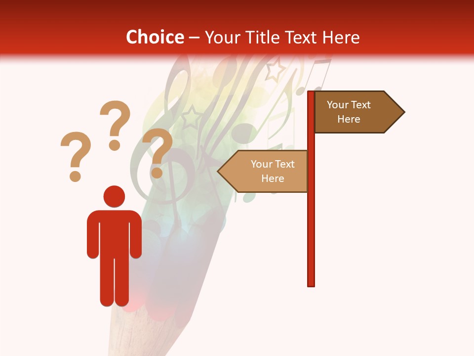 Music Sheet Swirl PowerPoint Template