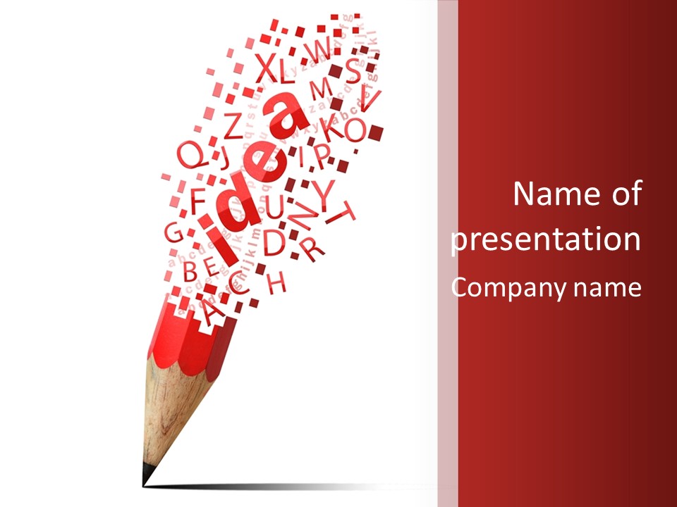 Idea Line Creation PowerPoint Template