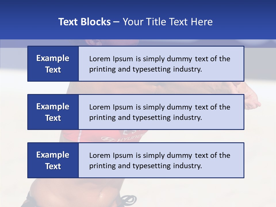 Play Pass Female PowerPoint Template