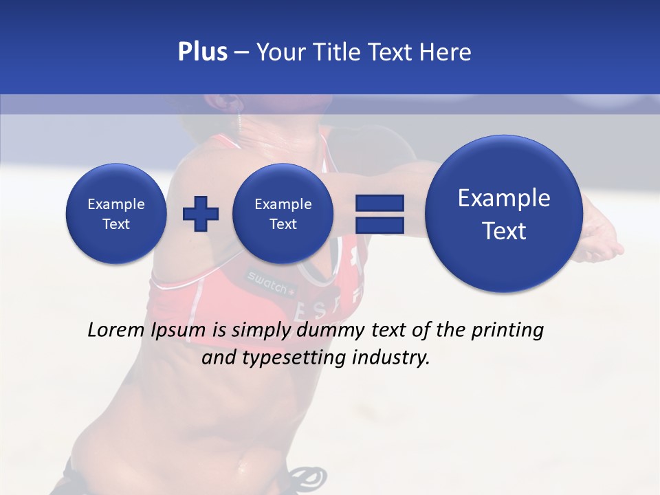 Play Pass Female PowerPoint Template