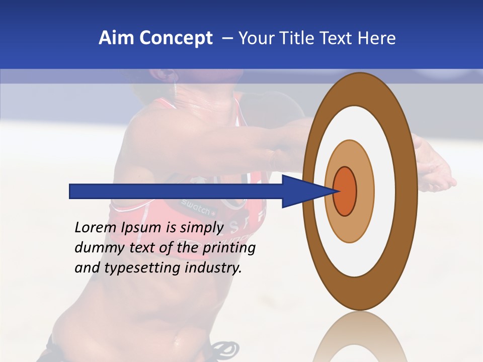 Play Pass Female PowerPoint Template