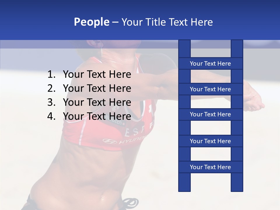 Play Pass Female PowerPoint Template