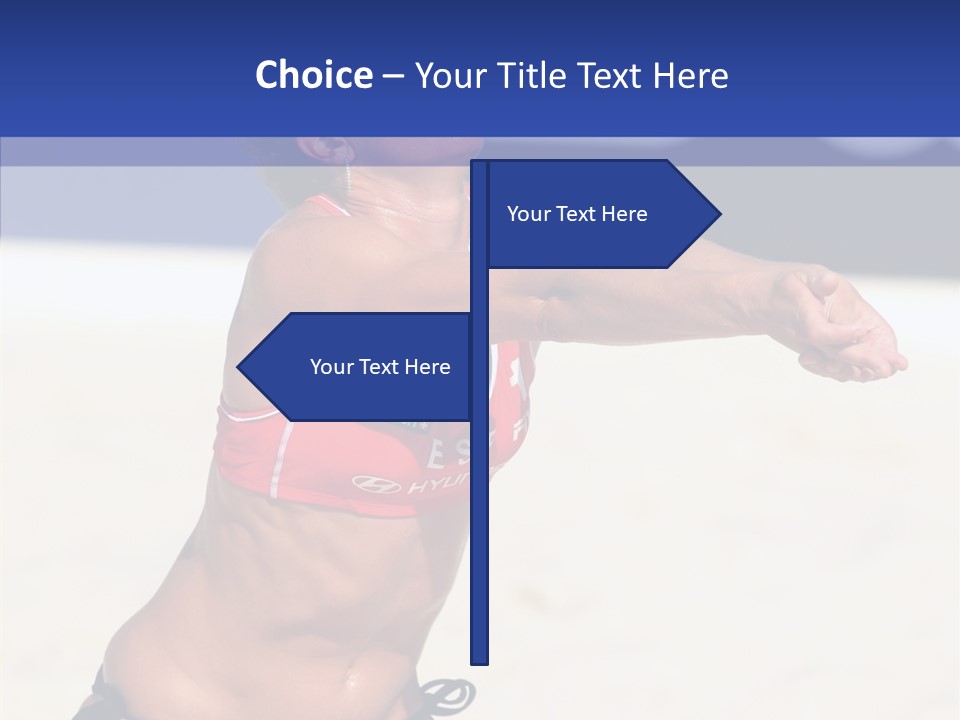 Play Pass Female PowerPoint Template