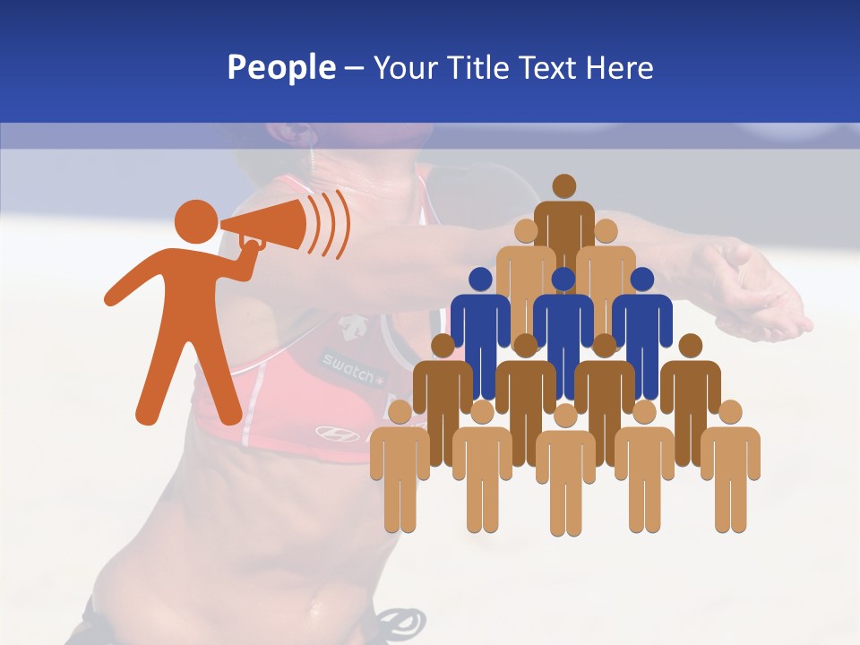 Play Pass Female PowerPoint Template